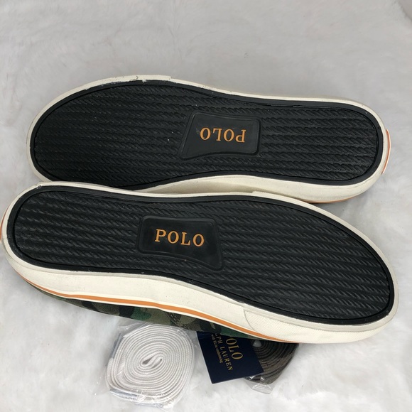 Polo Ralph Lauren Men Green Suede Thorton sneaker 9D - Picture 8 of 8